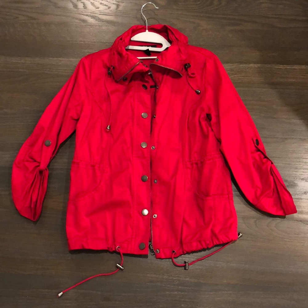 Red jacket